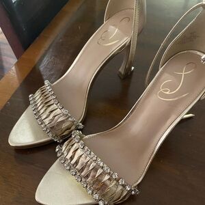 Elegant Gold Women's Heels